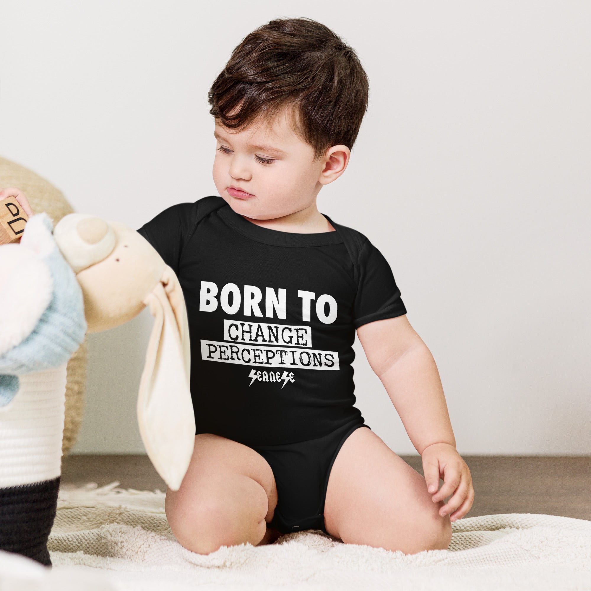 Born to Change Perceptions---Baby short sleeve one piece---Click for more shirt colors