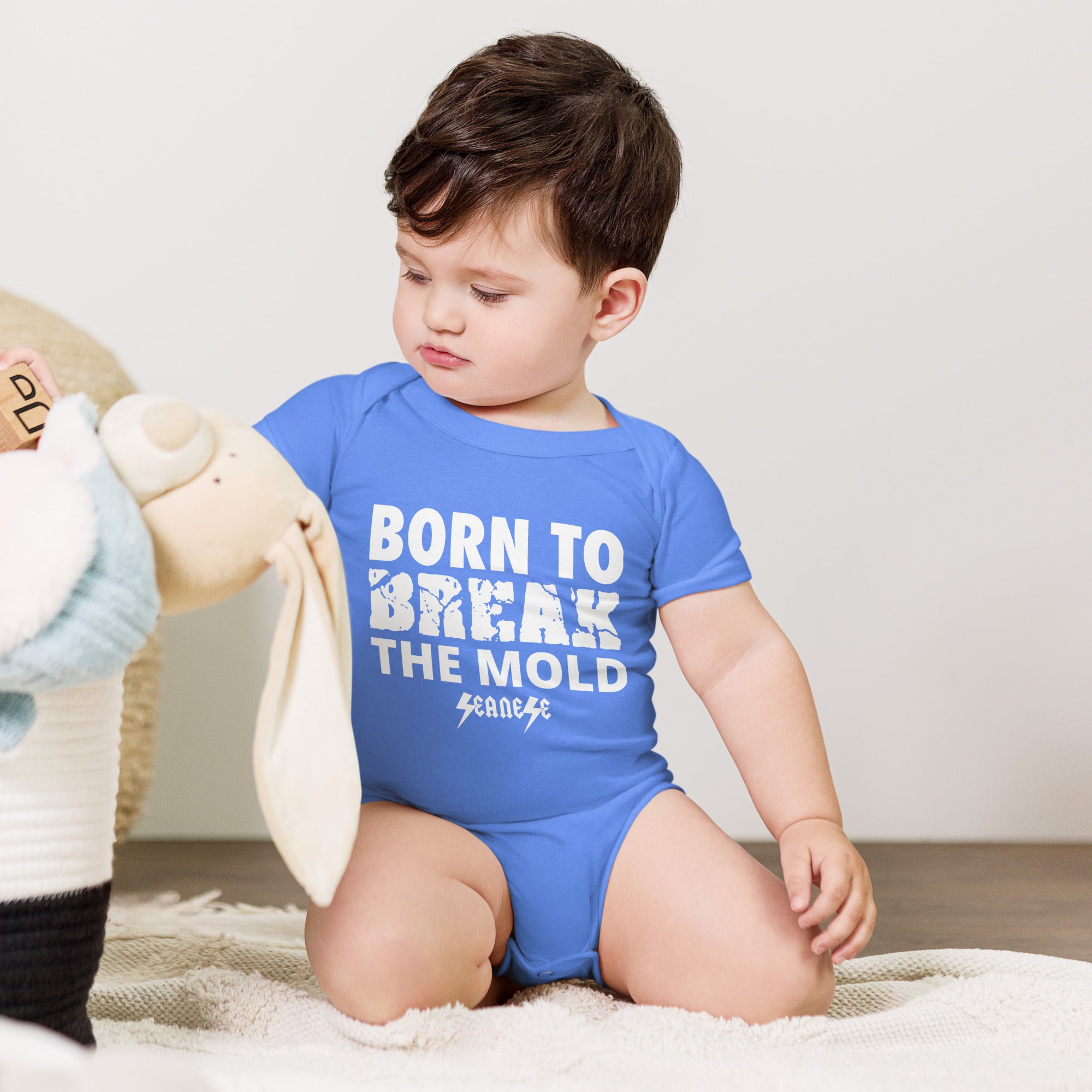 Born to Break the Mold---Baby short sleeve one piece--- Click for more shirt colors