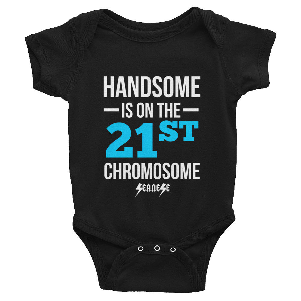 Infant Bodysuit---Handsome Blue/White Design---Click for more shirt colors
