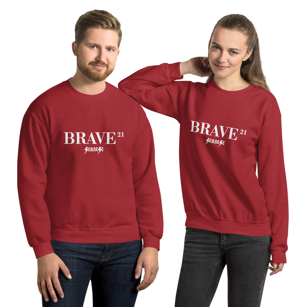 Unisex Sweatshirt---21Brave---Click for more shirt colors