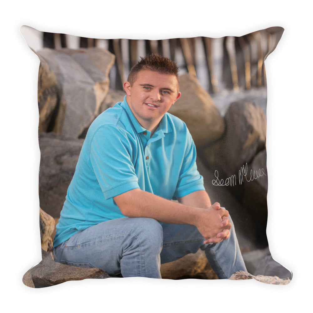 Square Pillow Sean at Pier Autographed