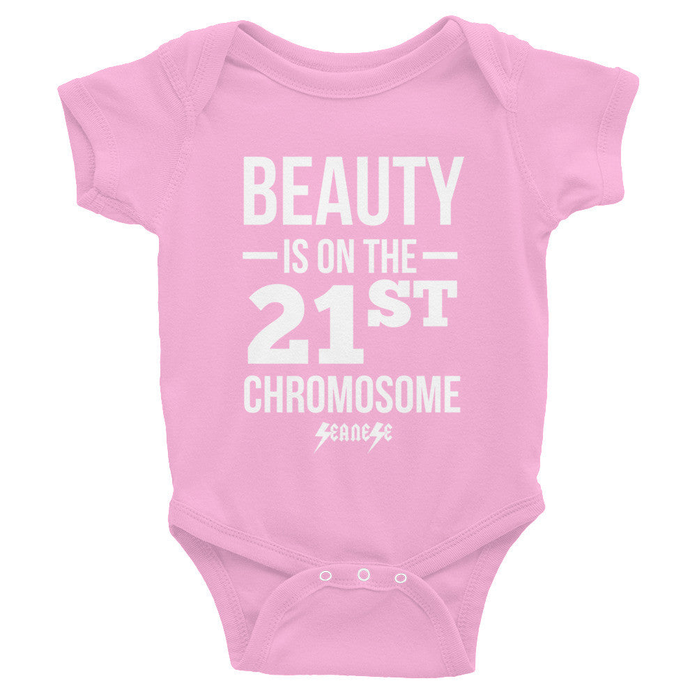 Infant Bodysuit---Beauty White Design---Click for more shirt colors