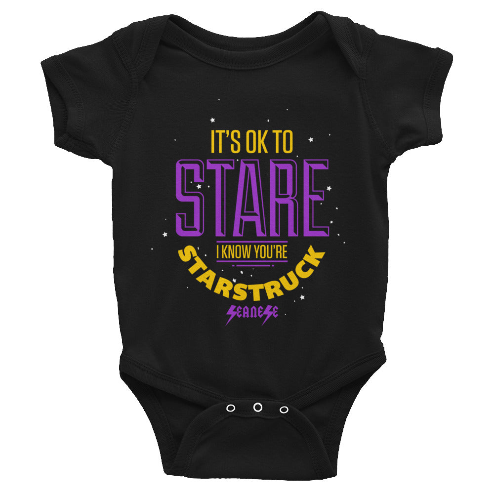 Infant Bodysuit---It's ok to Stare I know You're Starstruck