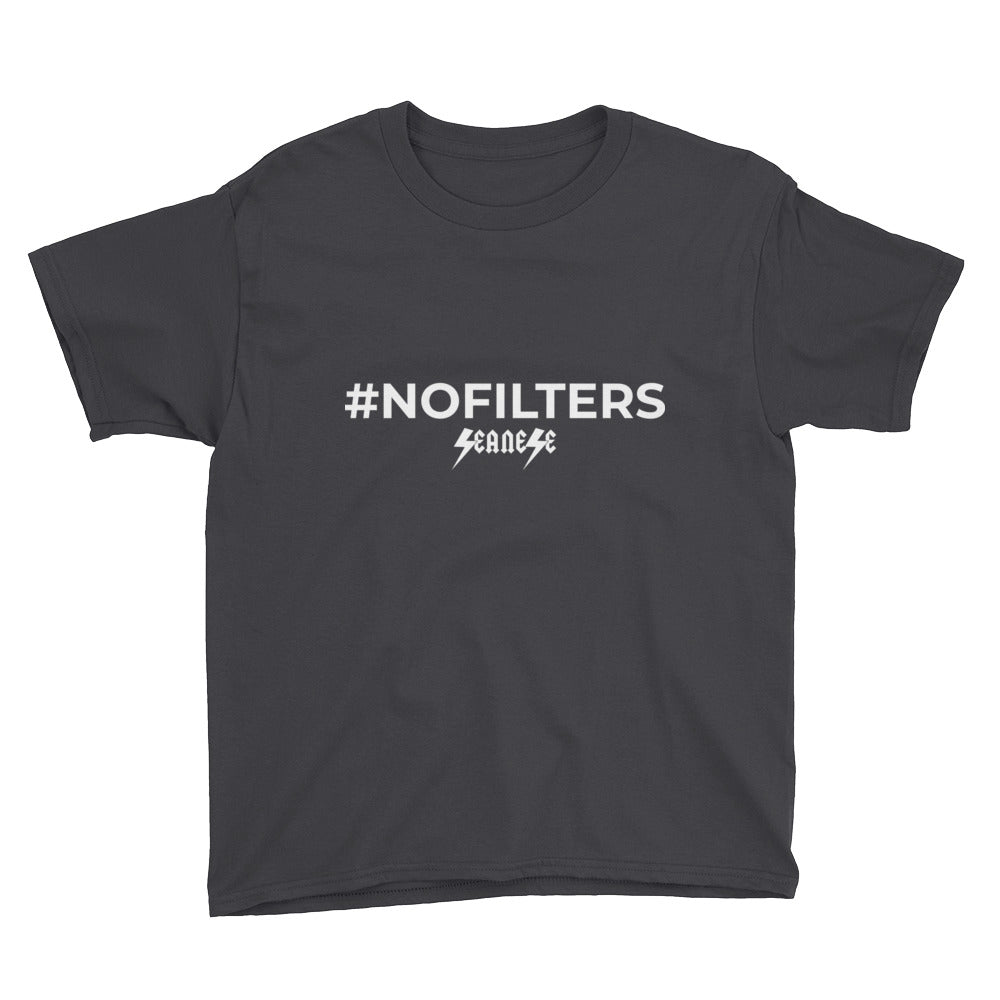 Youth Short Sleeve T-Shirt---#NOFILTERS---Click to see more shirt colors