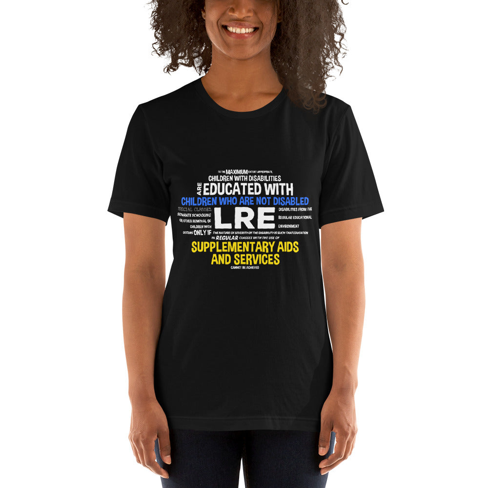 Short-Sleeve Unisex T-Shirt---LRE Word Art---Click for more shirt colors