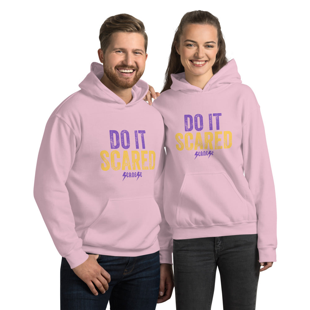 Unisex Hoodie---Do It Scared---Click for more shirt colors
