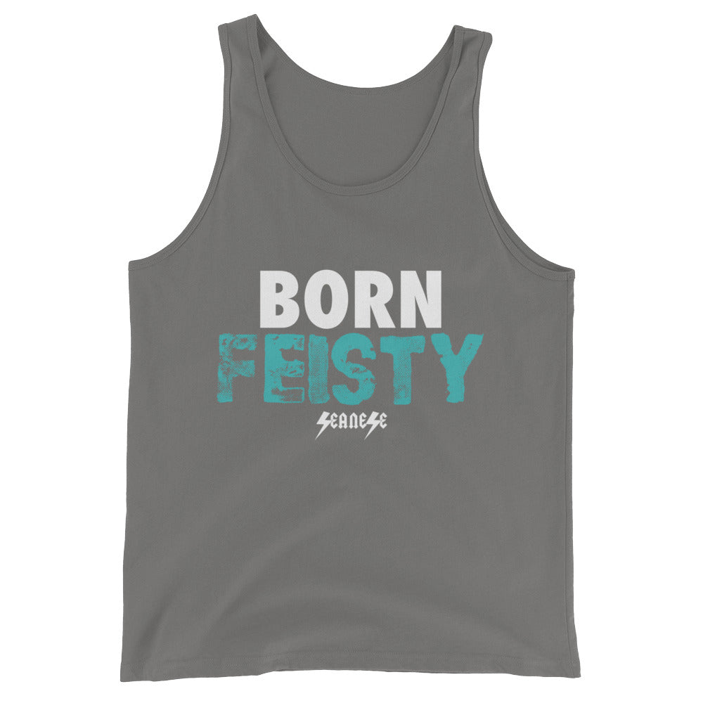 Unisex  Tank Top---Born Feisty---Click for more shirt colors