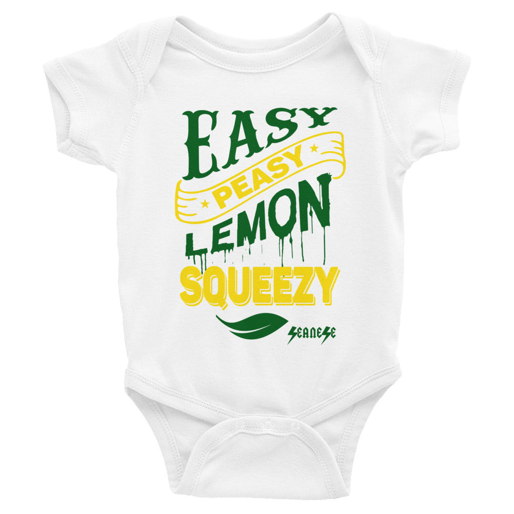 Infant Bodysuit---Easy Peasy Lemon Squeezy---Click for more shirt colors
