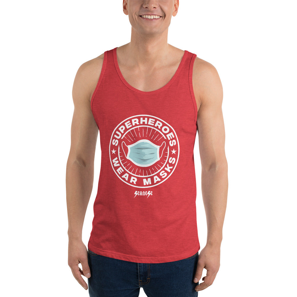 Unisex Tank Top---SuperheroeS Wear Masks---Click for more shirt colors