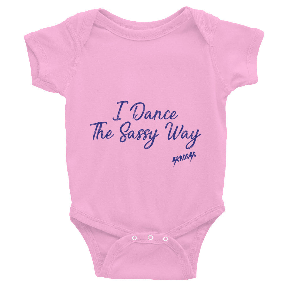 Infant Bodysuit---Simple Dance Sassy Purple Design---Click for more shirt colors