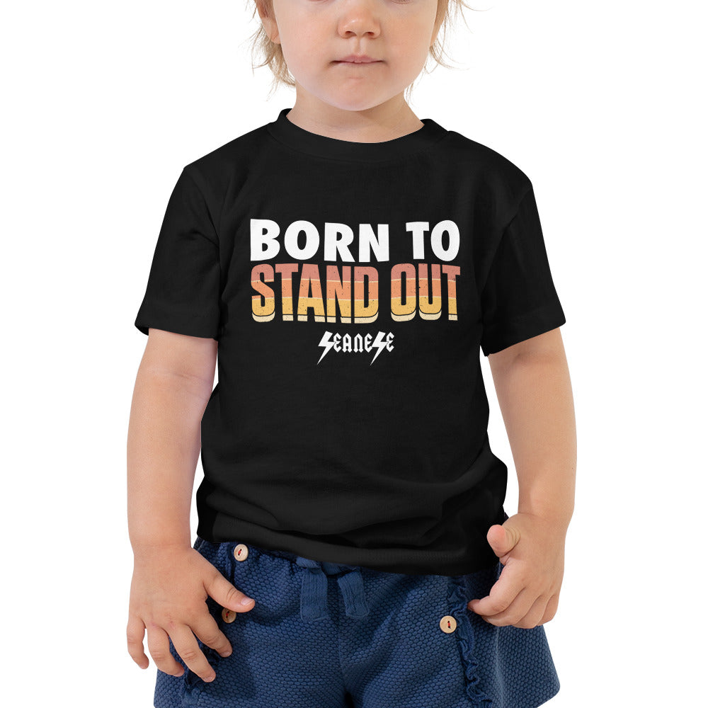 Toddler Short Sleeve Tee---Born to Stand Out for More Shirt Colors
