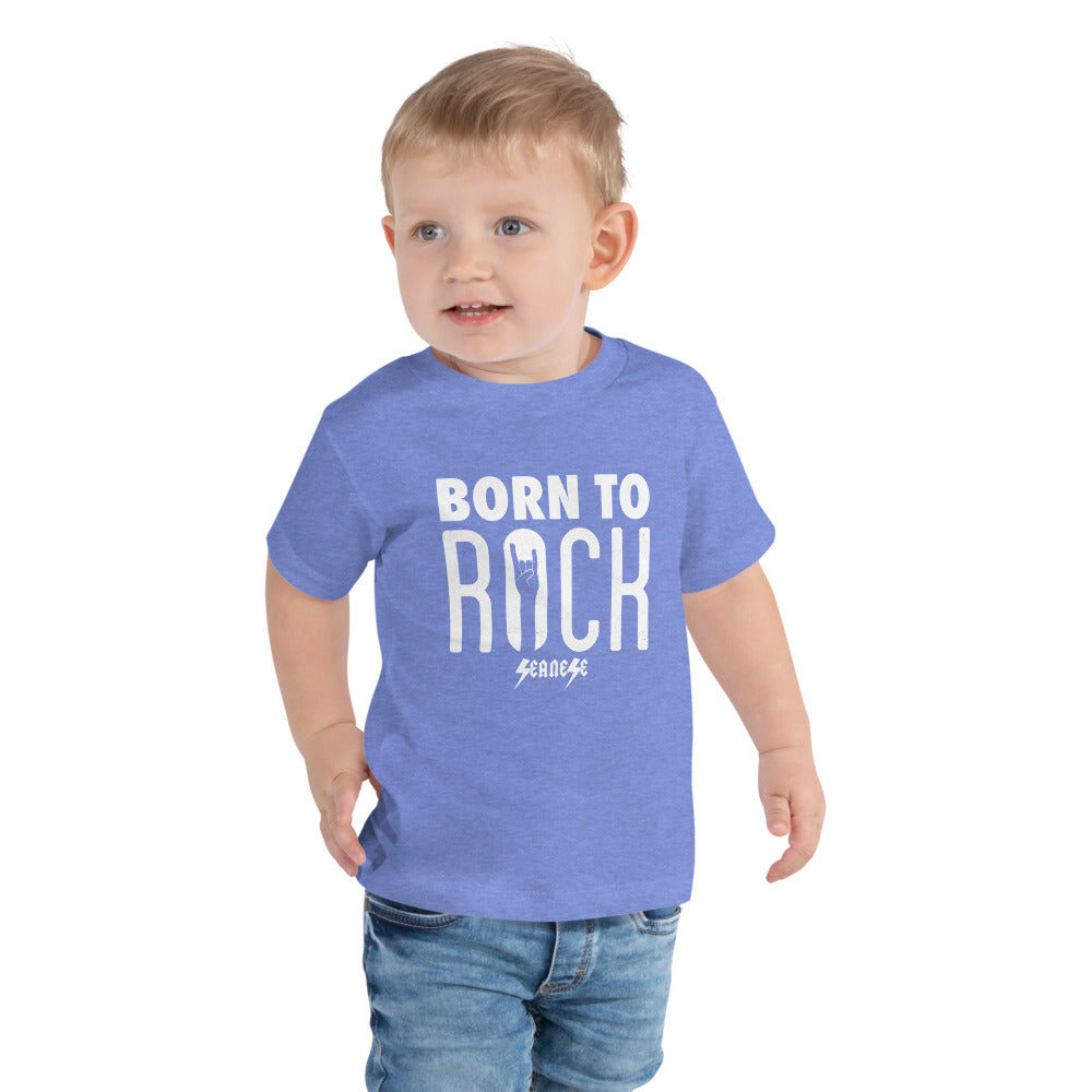 Toddler Short Sleeve Tee---Born to Rock---Click for more shirt colors