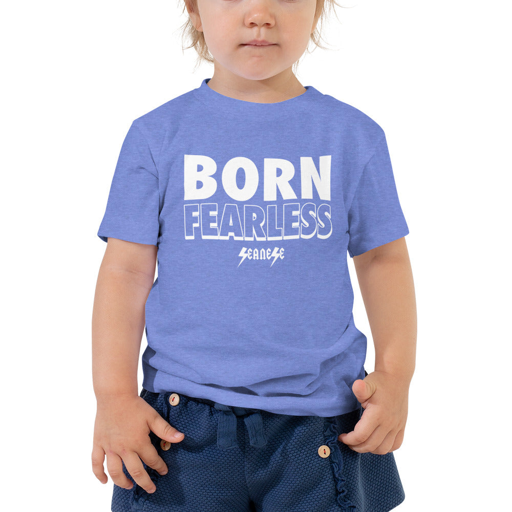 Toddler Short Sleeve Tee---Born Fearless---Click for More Shirt Colors