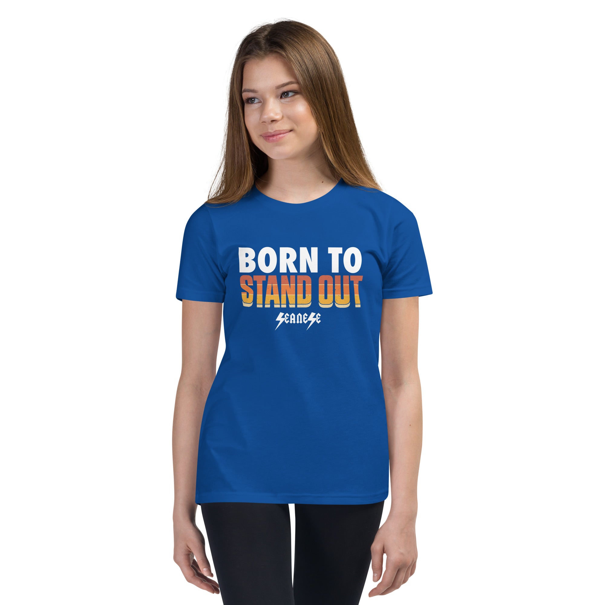 Youth Short Sleeve T-Shirt---Born to Stand Out---Click for More Shirt Colors